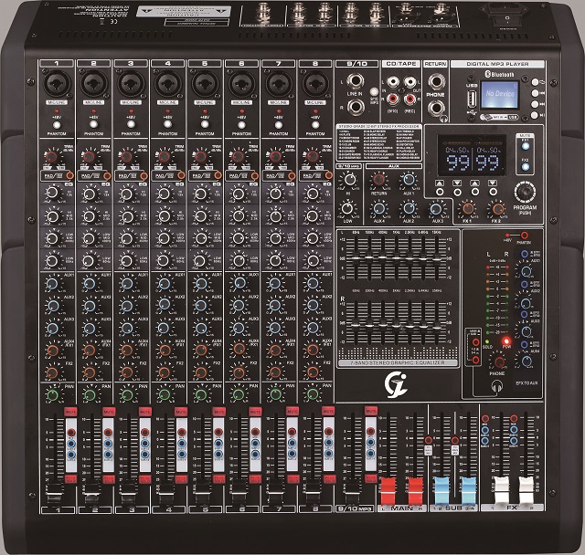 10路4編組調音臺