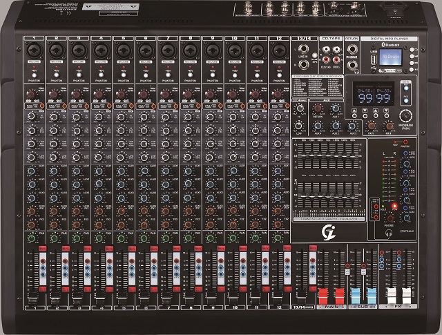 14路4編組調音臺