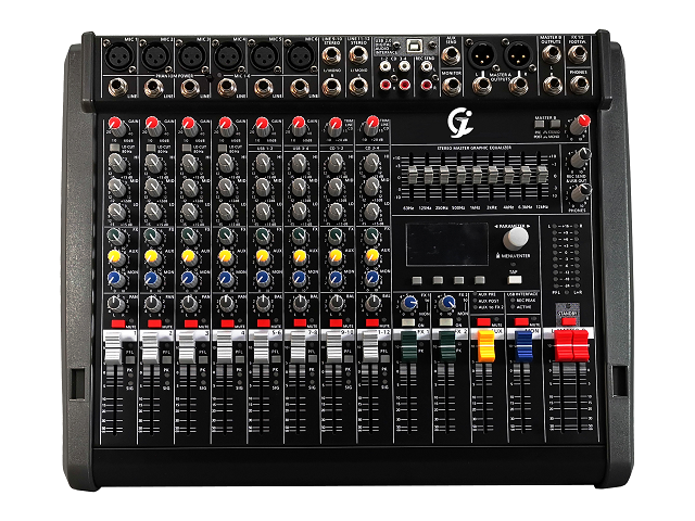 6路4編組調音臺